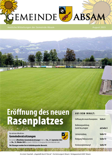 Gemeindezeitung August 2023